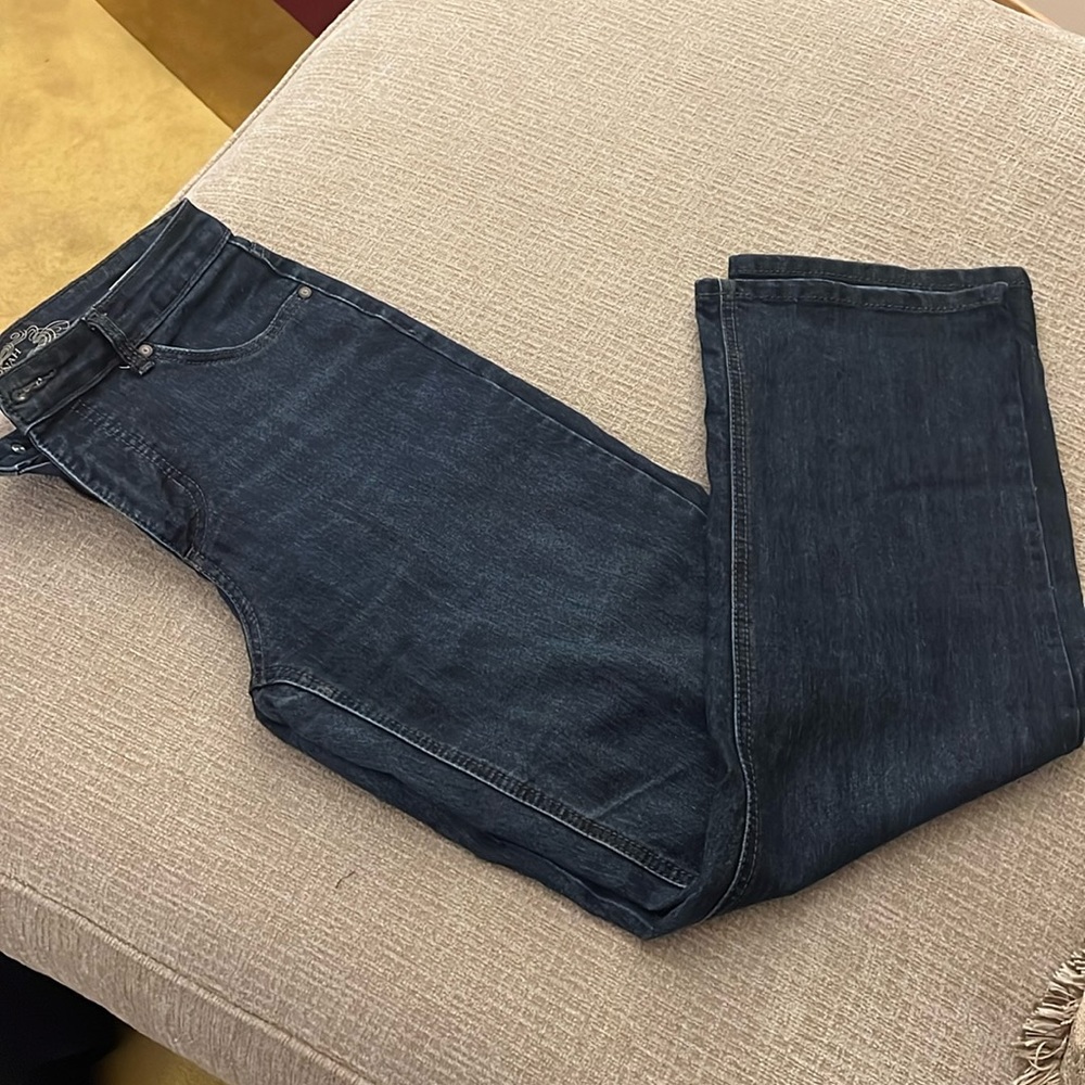 Hanna Denim ladies straight jeans size 8